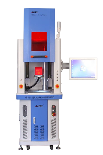 30W Hood Design Fiber Laser Marking Machine With Focus Finder & Motorized Z-Axis suppliers